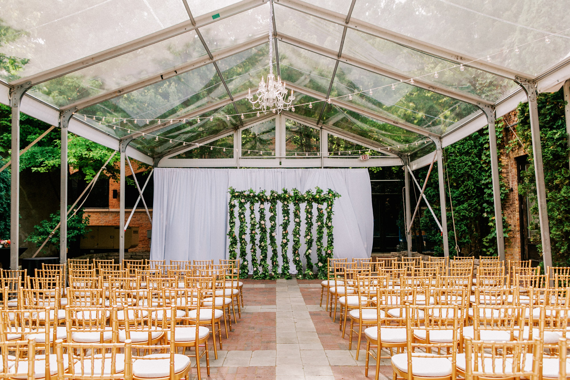 Elegant wedding ceremony